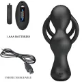 Marshall Penisring mit Vibratorischem Analplug mit Fernbedienung von Pretty Love Male