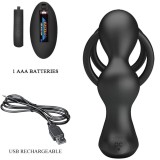 Marshall Penisring mit Vibratorischem Analplug mit Fernbedienung von Pretty Love Male | Fesselliebe.de