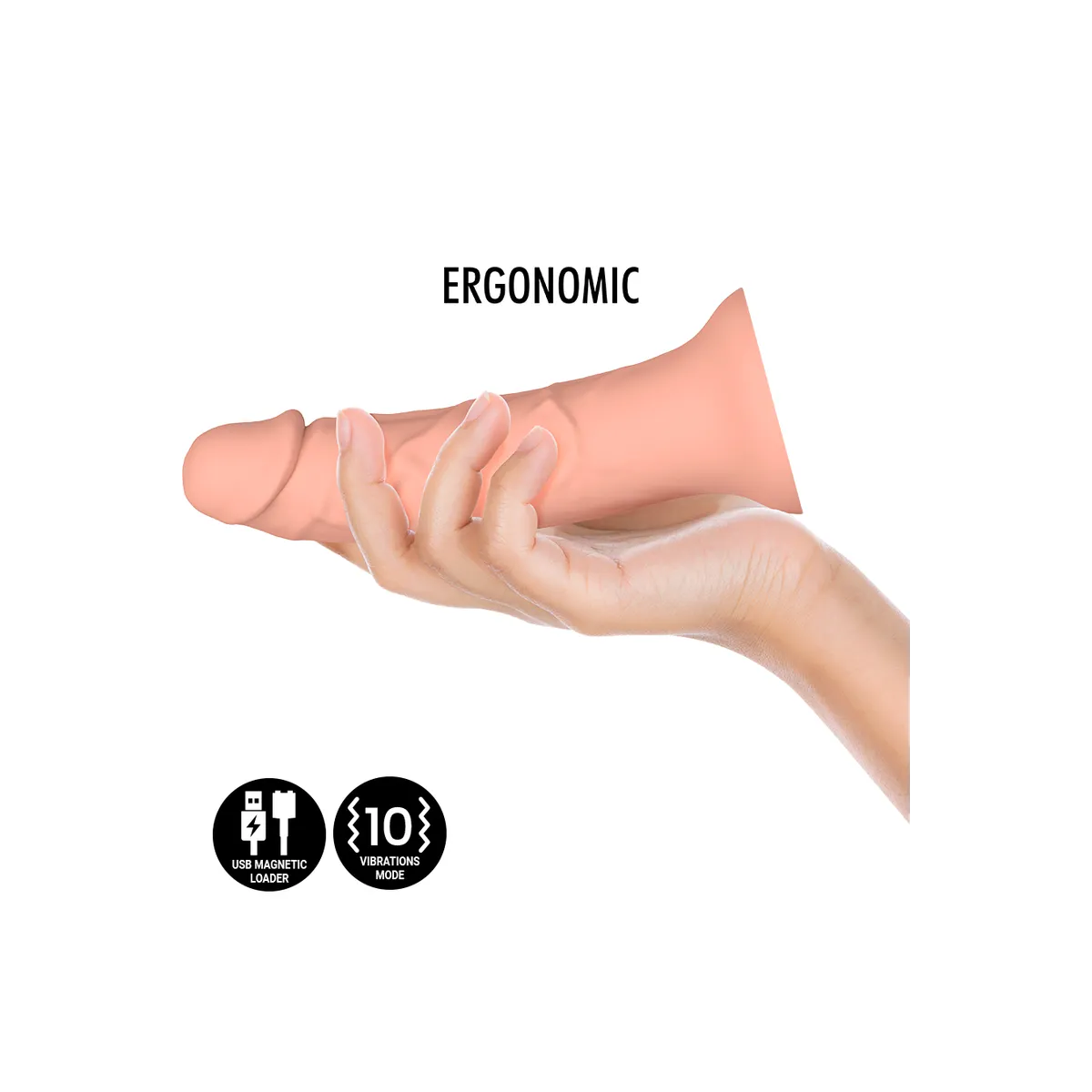 Asher Original Dildo M - Vibrator Kompatibel mit Watchme Wireless Technology von Mythology Fantasy Dildo | Fesselliebe.de