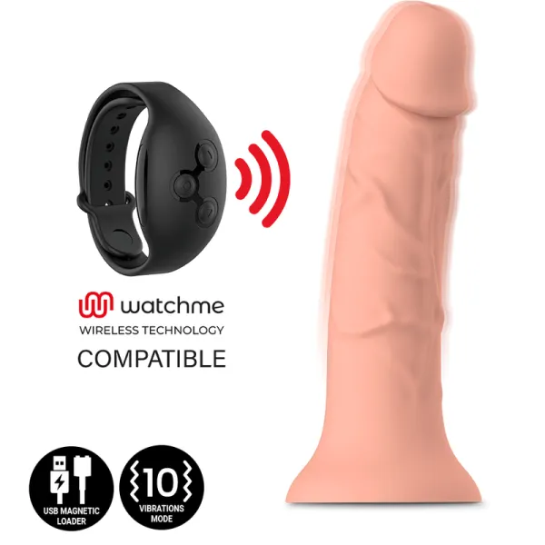 Asher Original Dildo S - Vibrator Kompatibel mit Watchme Wireless Technology von Mythology Fantasy Dildo | Fesselliebe.de