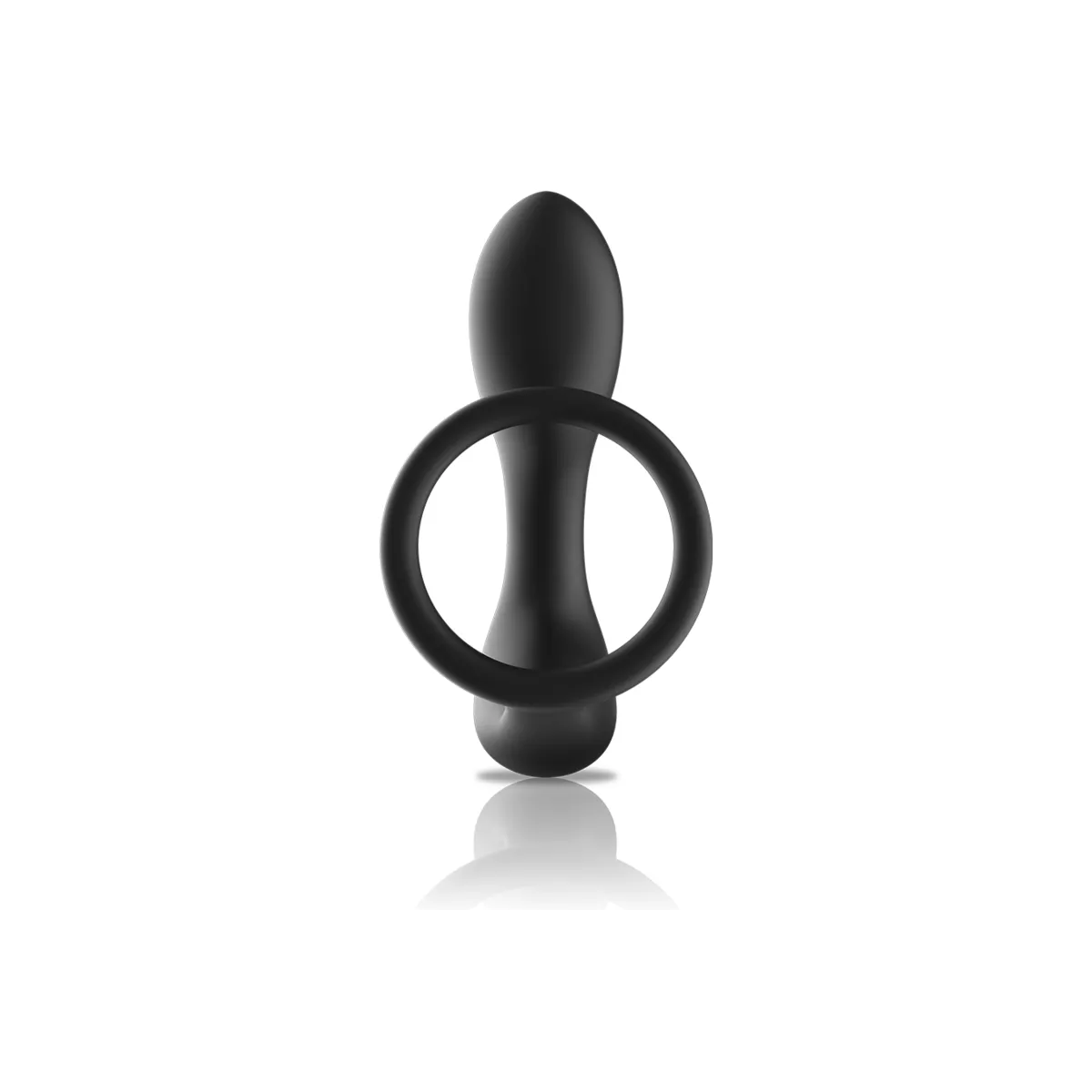 Analmassager mit Fernbedienung, wiederaufladbares Silikon Schwarz von Black&Silver | Fesselliebe.de