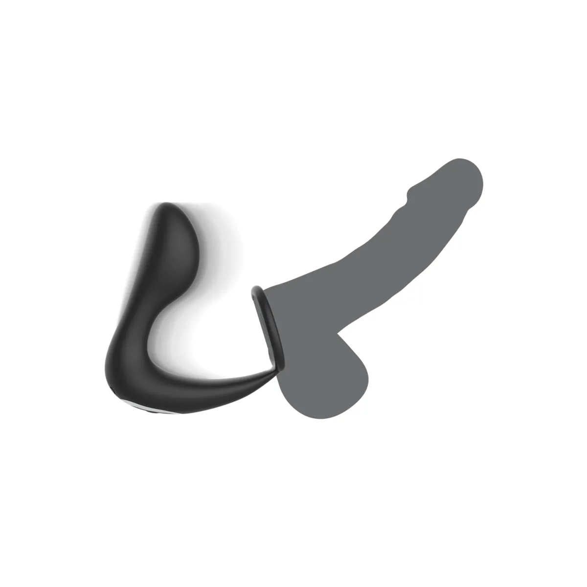 Analmassager mit Fernbedienung, wiederaufladbares Silikon Schwarz von Black&Silver | Fesselliebe.de