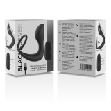 Analmassager mit Fernbedienung, wiederaufladbares Silikon Schwarz von Black&Silver | Fesselliebe.de