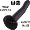 Duman Mystic Dildo M - Vibrator Kompatibel mit Watchme Wireless Technology von Mythology Fantasy Dildo