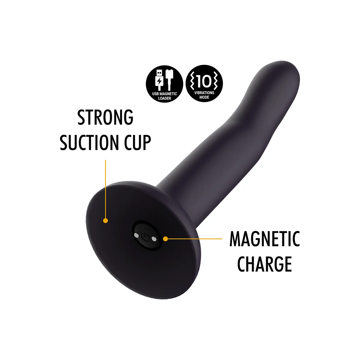 Duman Mystic Dildo M - Vibrator Kompatibel mit Watchme Wireless Technology von Mythology Fantasy Dildo | Fesselliebe.de