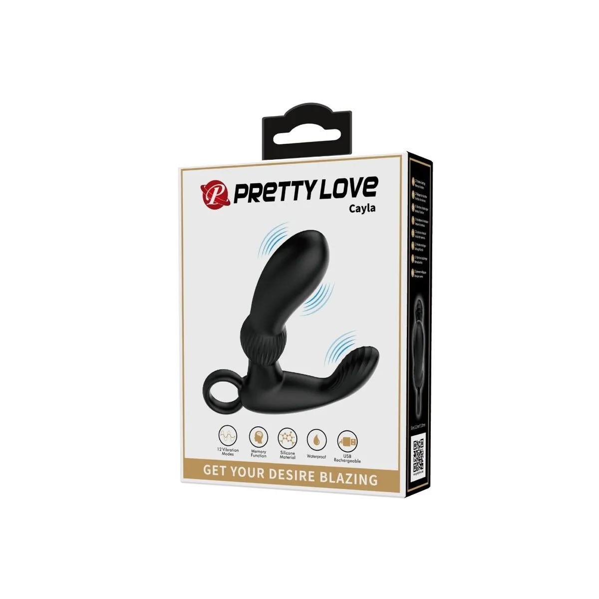 Cayla Analvibrator-Massager Schwarz von Pretty Love | Fesselliebe.de