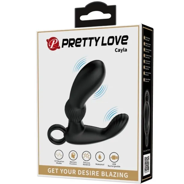 Cayla Analvibrator-Massager Schwarz von Pretty Love | Fesselliebe.de