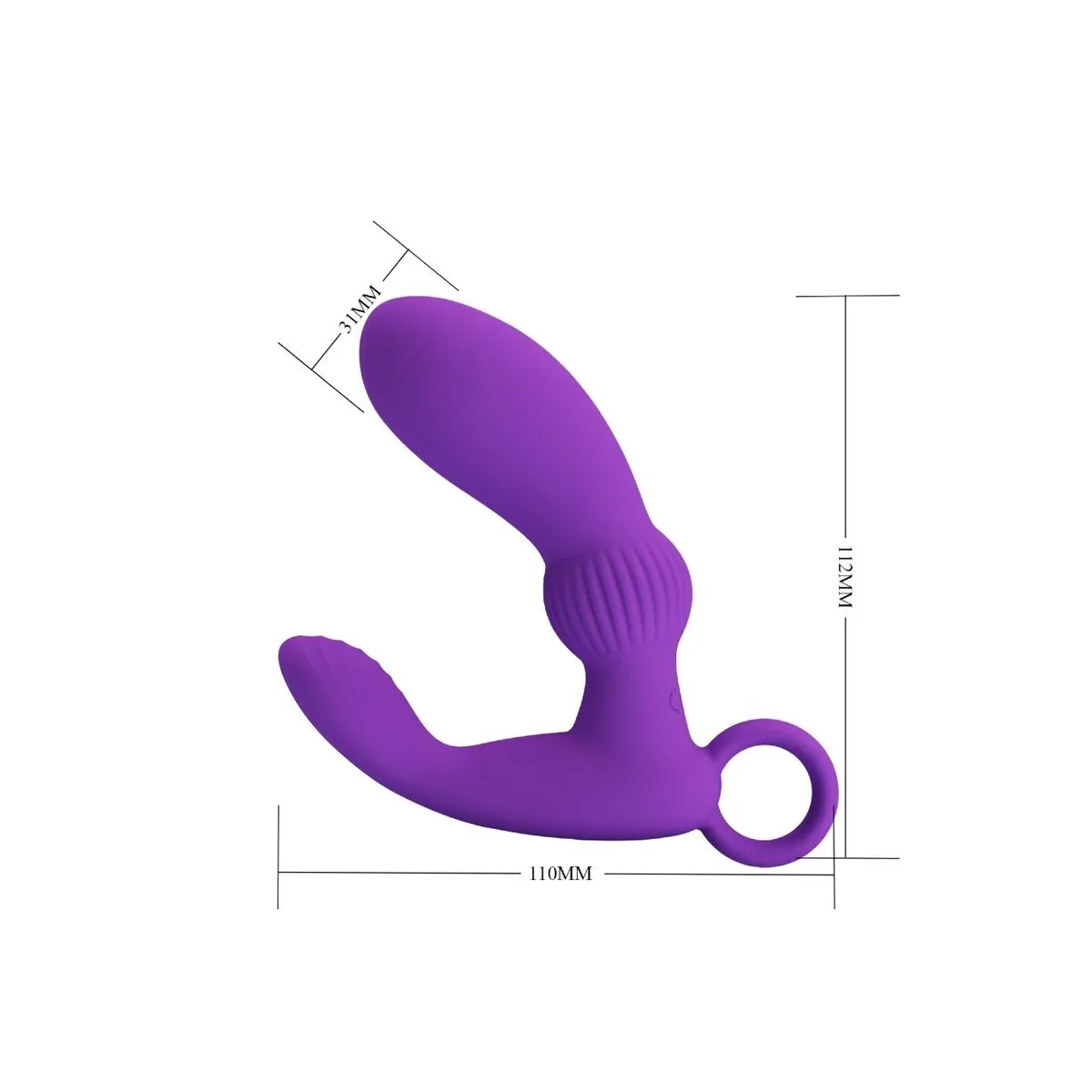 Cayla Analvibrator-Massager Lila von Pretty Love | Fesselliebe.de