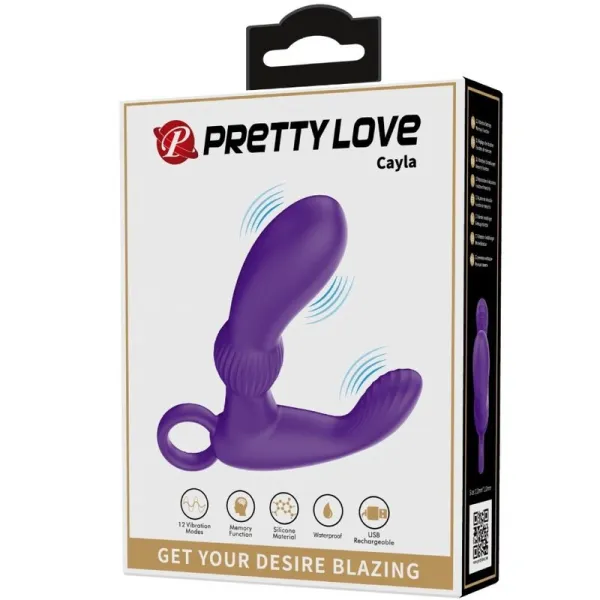 Cayla Analvibrator-Massager Lila von Pretty Love | Fesselliebe.de