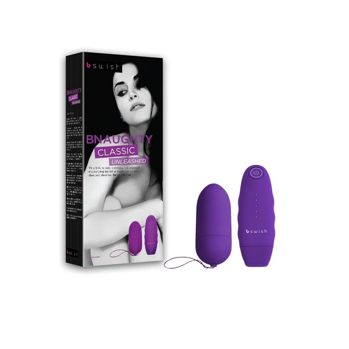 Bnaughty Unleashed Klassische Rosa mit Fernbedienung von B Swish | Fesselliebe.de