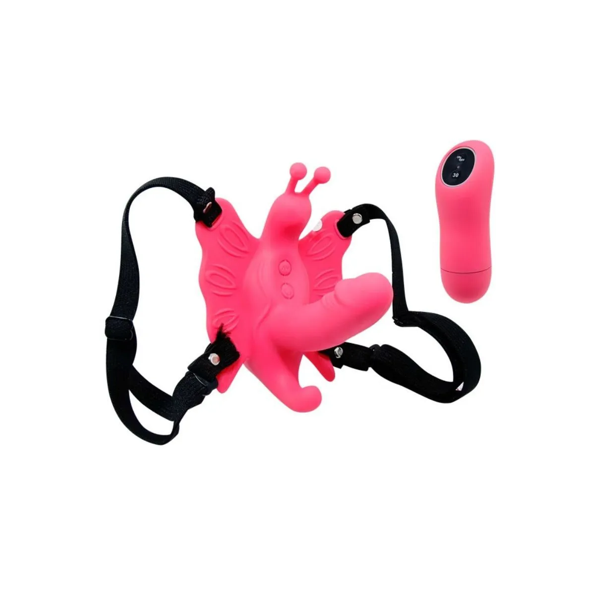 Ultra Leidenschaftliches Schmetterlingsgeschirr mit Fernbedienung von Baile Stimulating | Fesselliebe.de