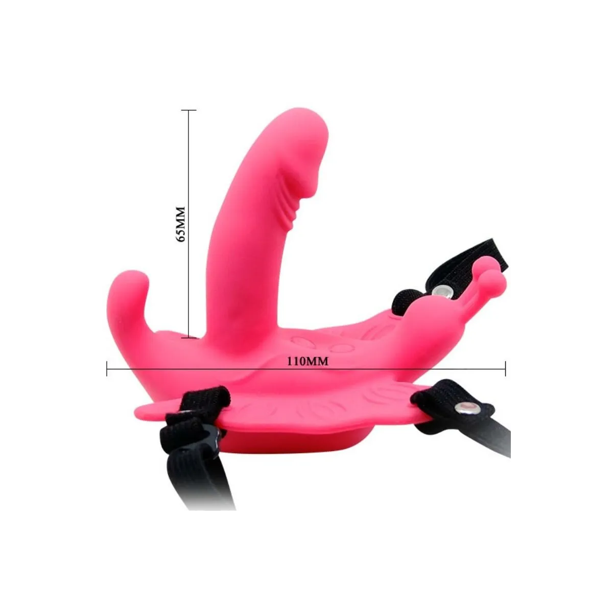 Ultra Leidenschaftliches Schmetterlingsgeschirr mit Fernbedienung von Baile Stimulating | Fesselliebe.de