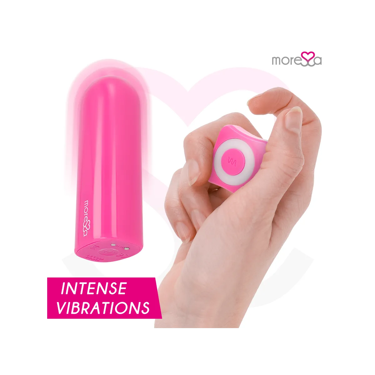 Nix Vibrator mit Fernbedienung Rosa von Moressa | Fesselliebe.de