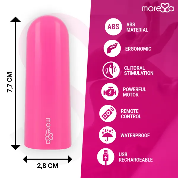 Nix Vibrator mit Fernbedienung Rosa von Moressa | Fesselliebe.de