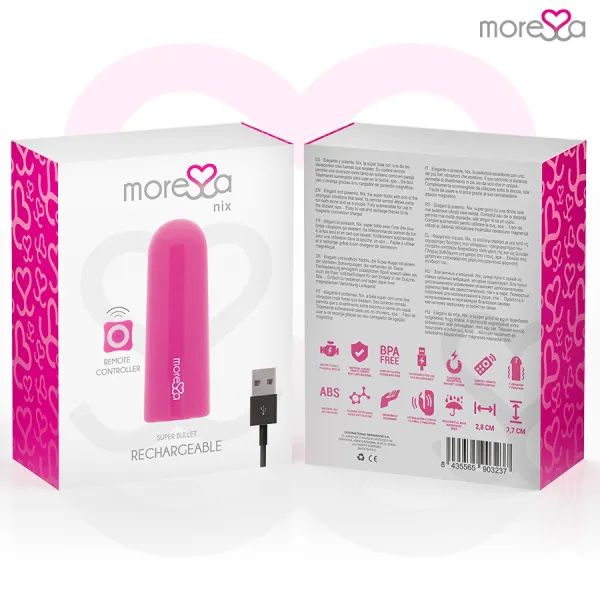 Nix Vibrator mit Fernbedienung Rosa von Moressa | Fesselliebe.de