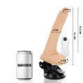 Realistischer Vibrator mit Fernbedienung natürlich 19 cm -O- 4 cm von Basecock