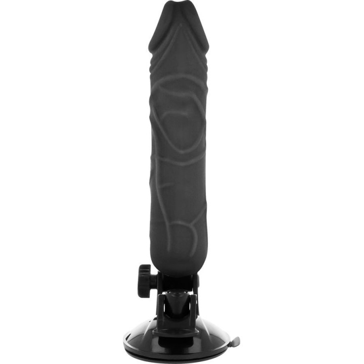 Realistischer Vibrator mit Fernbedienung Schwarz 20 cm -O- 4 cm von Basecock | Fesselliebe.de