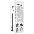 Realistischer Vibrator mit Fernbedienung Schwarz 20 cm -O- 4 cm von Basecock