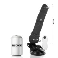 Realistischer Vibrator mit Fernbedienung Schwarz 19,5 cm -O- 4 cm von Basecock