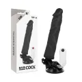 Realistischer Vibrator mit Fernbedienung Schwarz 21 cm -O- 4 cm von Basecock