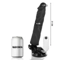 Realistischer Vibrator mit Fernbedienung Schwarz 21 cm -O- 4 cm von Basecock