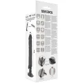 Realistischer Vibrator mit Fernbedienung Schwarz 21 cm -O- 4 cm von Basecock