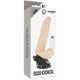 Biegsamer Vibrator natürlich mit Fernbedienung 21 cm -O- 5 cm von Basecock | Fesselliebe.de