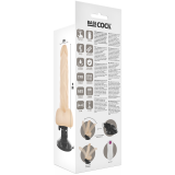Biegsamer Vibrator natürlich mit Fernbedienung 21 cm -O- 5 cm von Basecock | Fesselliebe.de
