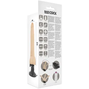 Biegsamer Vibrator natürlich mit Fernbedienung 18,5 cm -O- 4 cm von Basecock