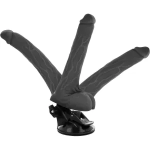 Biegsamer Vibrator mit Fernbedienung Schwarz 18,5 cm -O- 4 cm von Basecock