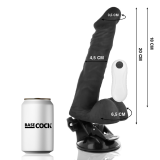 Biegsamer Vibrator mit Fernbedienung Schwarz 20 cm -O- 4,5 cm von Basecock | Fesselliebe.de