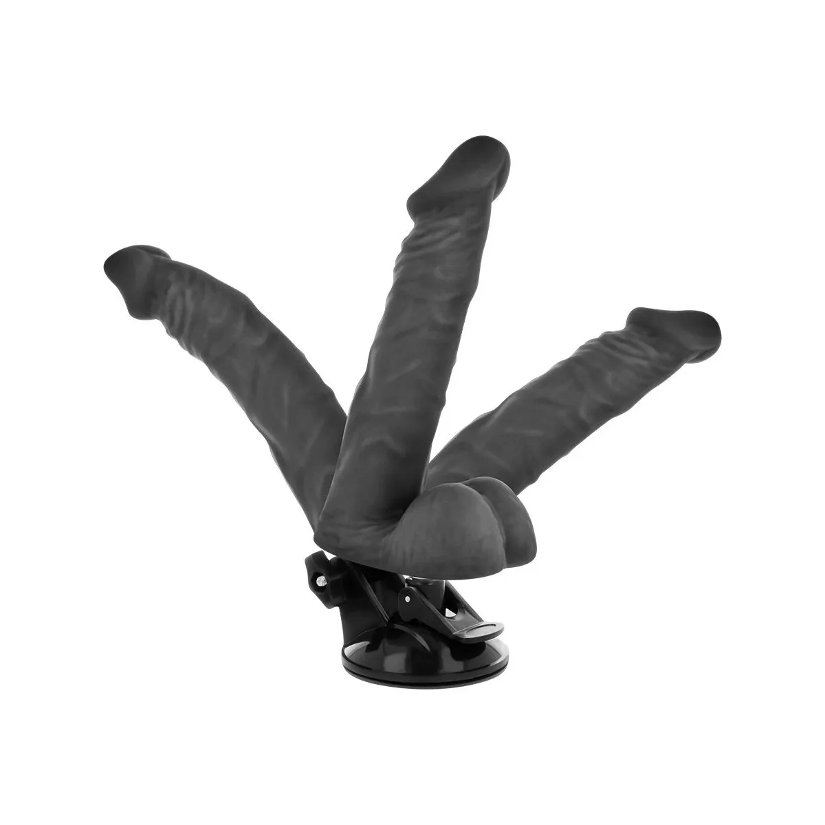 Biegsamer Vibrator mit Fernbedienung Schwarz 20 cm -O- 4,5 cm von Basecock | Fesselliebe.de