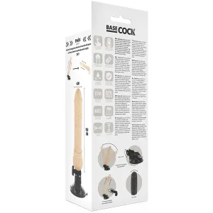 Realistischer Vibrator mit Fernbedienung natürlicher 19,5 cm -O- 4 cm von Basecock