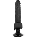 Realistischer Vibrator mit Fernbedienung Schwarz 18,5 cm -O- 4cm von Basecock