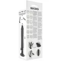 Realistischer Vibrator mit Fernbedienung Schwarz 20 cm -O- 4 cm von Basecock