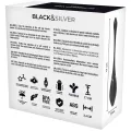 Jenell wiederaufladbares Vibrierei von Black&Silver