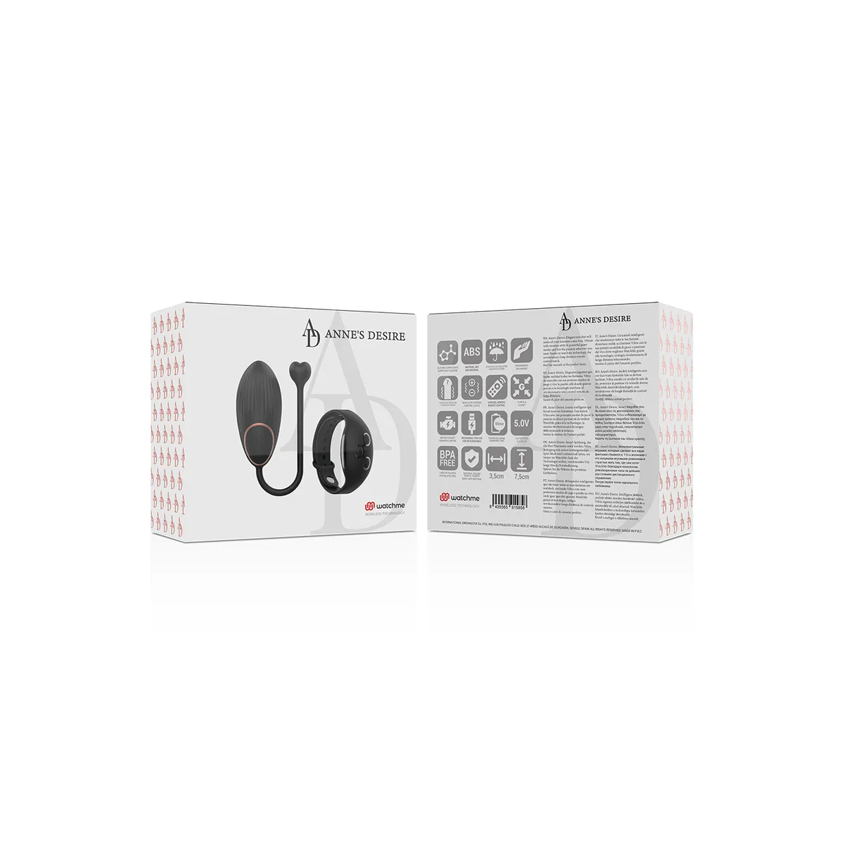 Egg mit Fernbedienungstechnologie Watchme Schwarz von anne´S Desire | Fesselliebe.de