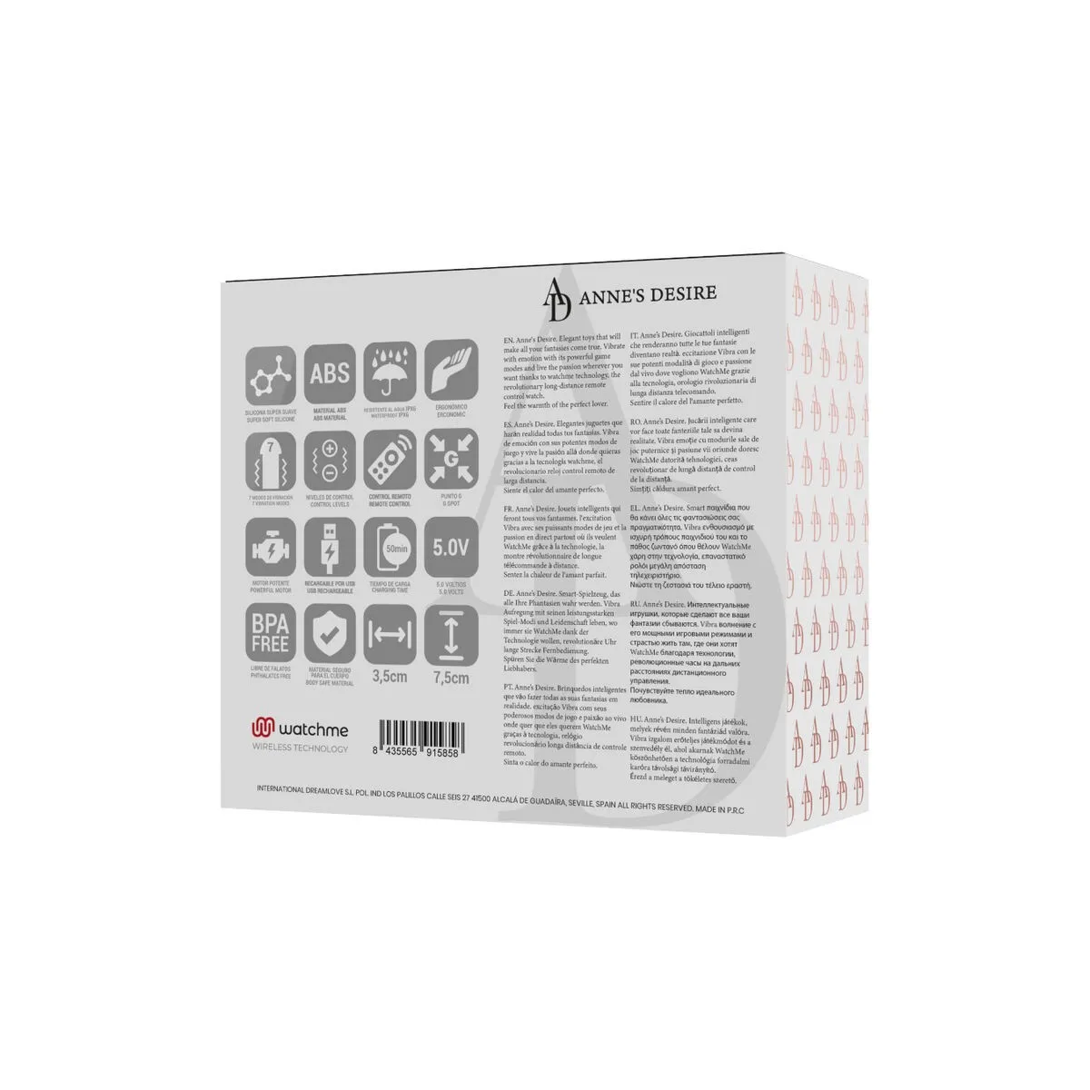 Egg mit Fernbedienungstechnologie Watchme Schwarz von anne´S Desire | Fesselliebe.de