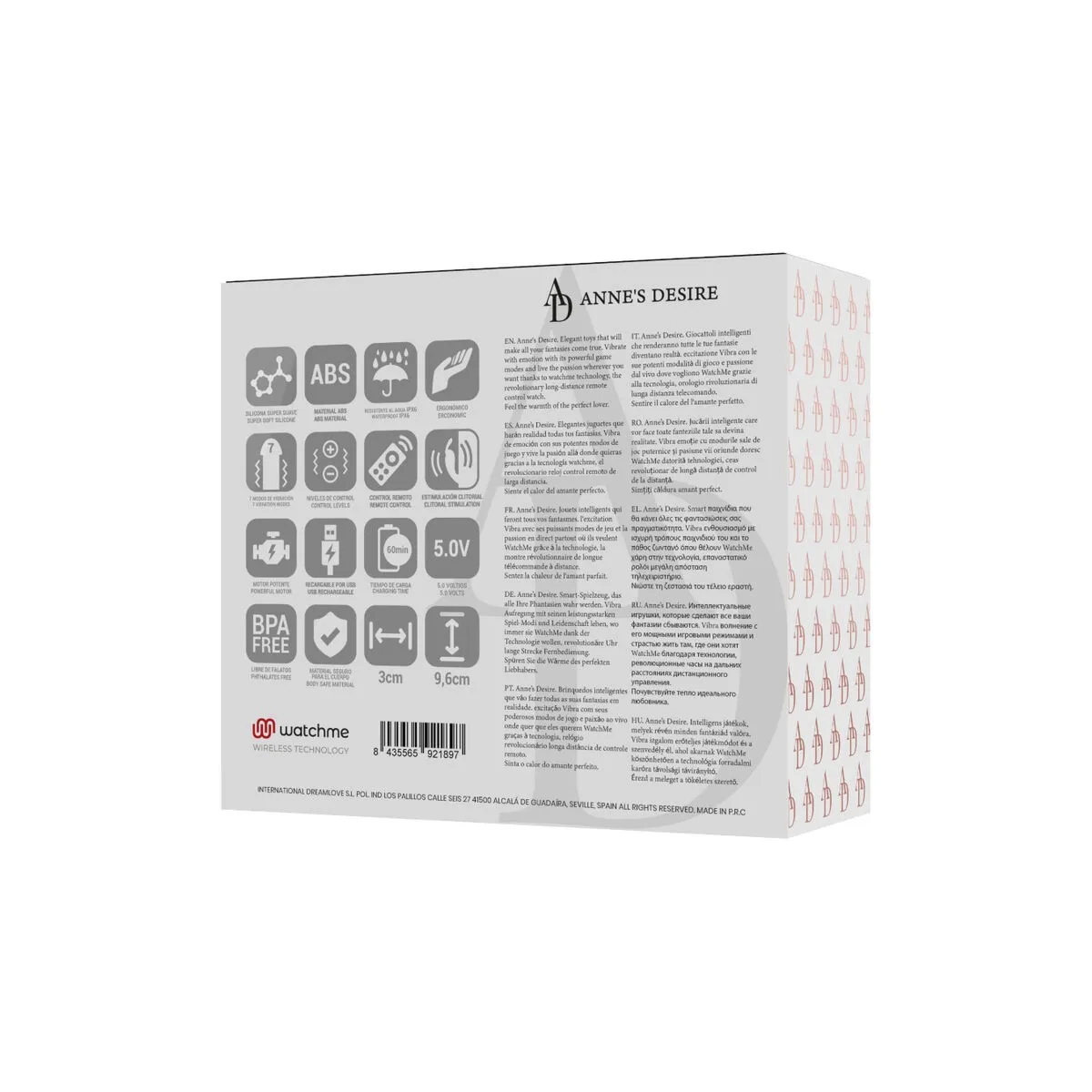 Panty Pleasure Tecnolog A Watchme Schwarz/Gold von anne´S Desire | Fesselliebe.de