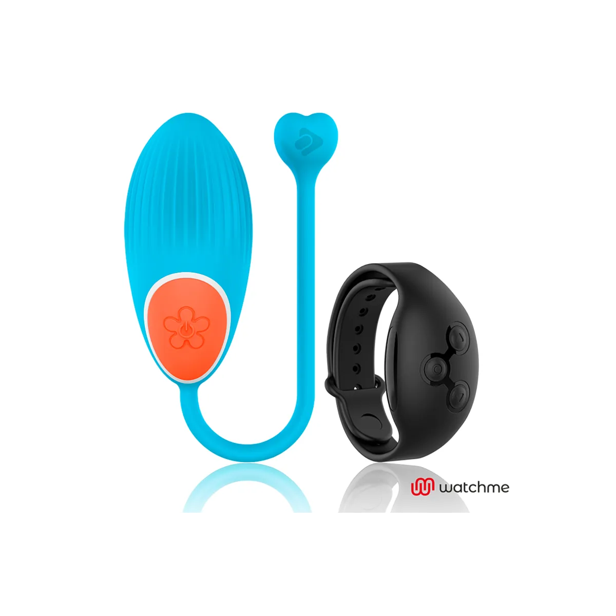 Watchme-Technologie mit Fernbedienung Egg Blue / Jet von Wearwatch | Fesselliebe.de