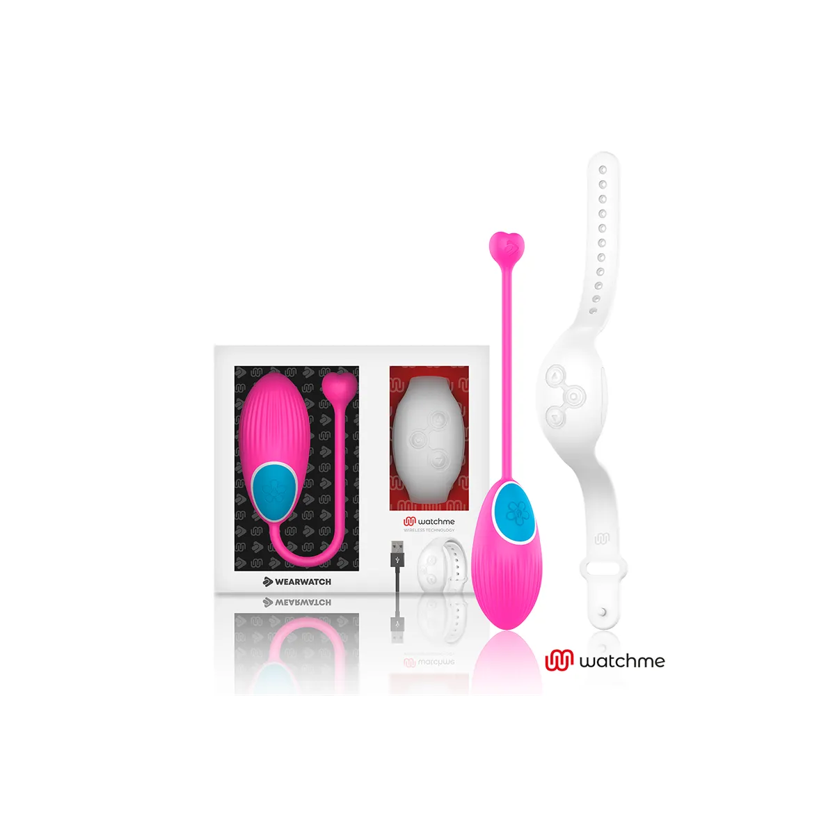 Watchme-Technologie mit Fernbedienung Egg Fuchsia / Niveo von Wearwatch | Fesselliebe.de