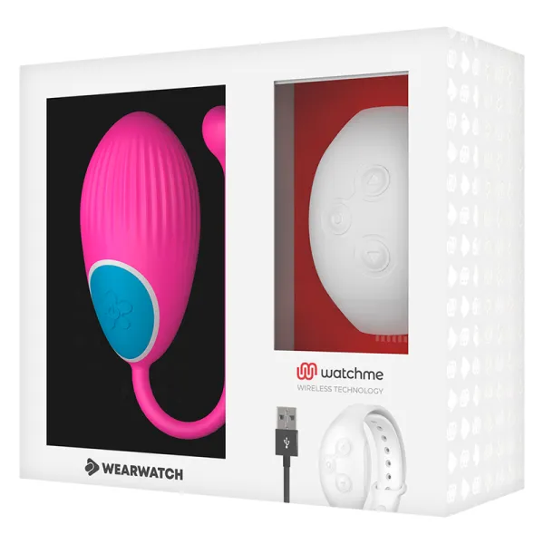 Watchme-Technologie mit Fernbedienung Egg Fuchsia / Niveo von Wearwatch | Fesselliebe.de