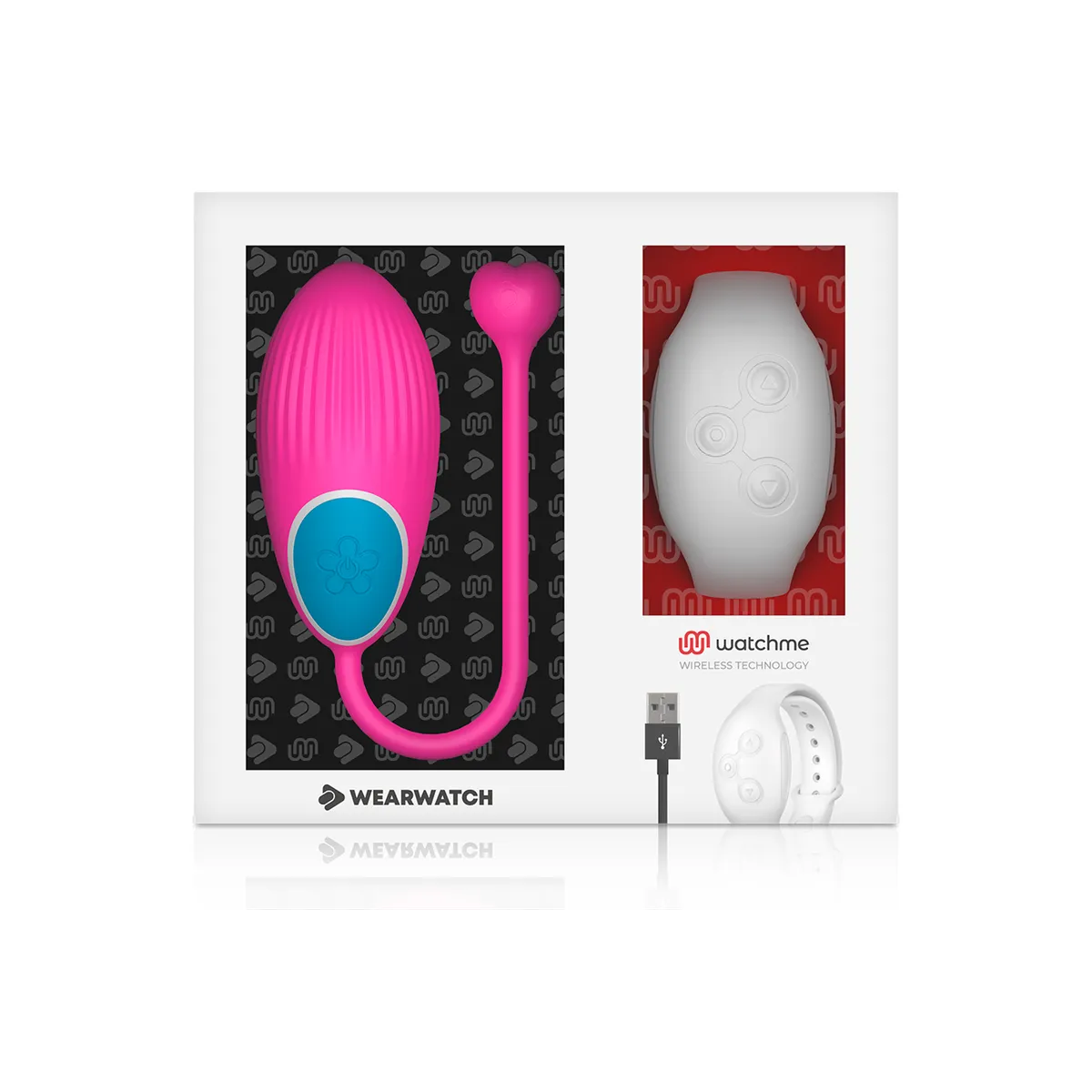 Watchme-Technologie mit Fernbedienung Egg Fuchsia / Niveo von Wearwatch | Fesselliebe.de