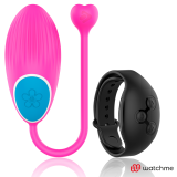 Watchme-Technologie mit Fernbedienung Egg Fuchsia / Jet von Wearwatch | Fesselliebe.de