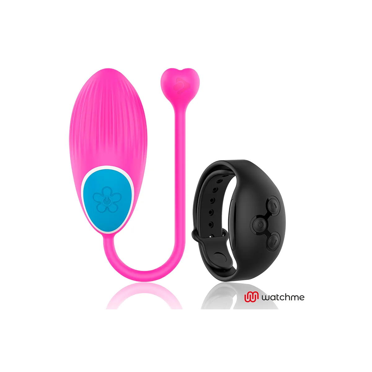 Watchme-Technologie mit Fernbedienung Egg Fuchsia / Jet von Wearwatch | Fesselliebe.de