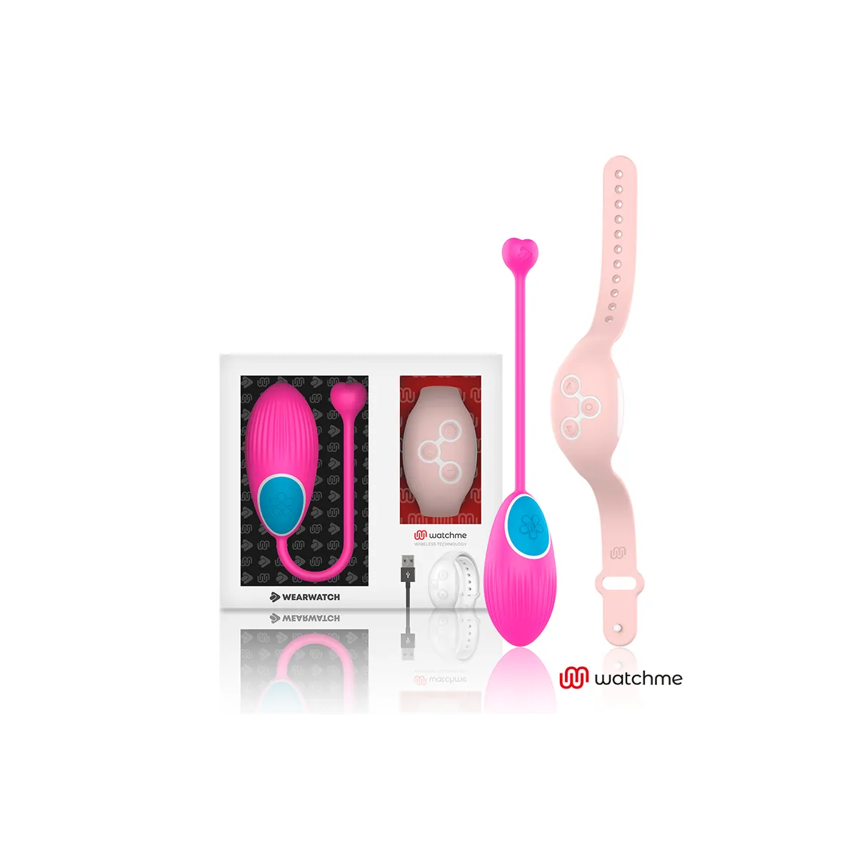 Watchme-Technologie mit Fernbedienung Ei Fuchsia / Rosa von Wearwatch | Fesselliebe.de