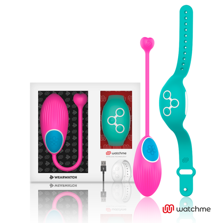 Watchme-Technologie mit Fernbedienung Ei Fuchsia / Meerwasser von Wearwatch | Fesselliebe.de