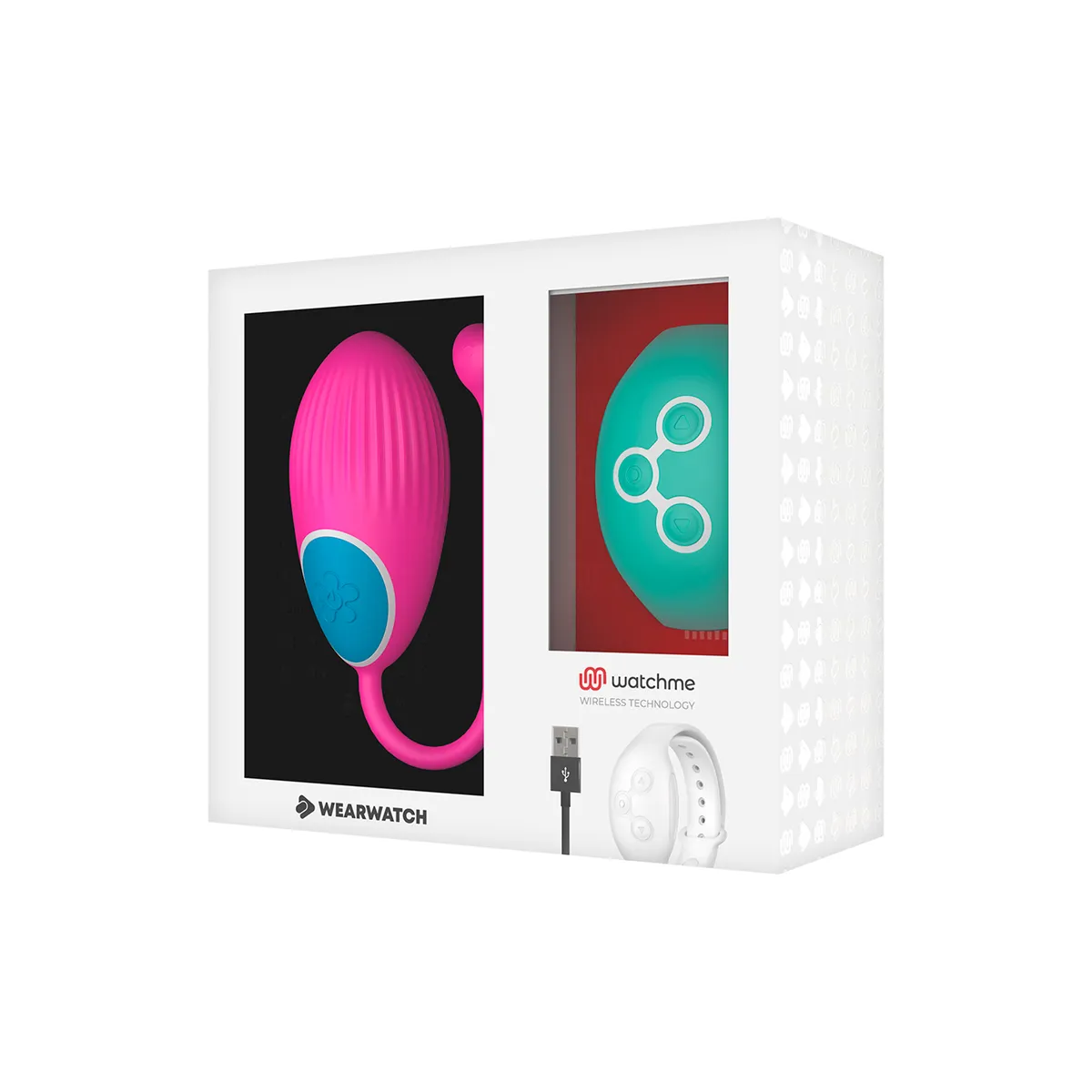 Watchme-Technologie mit Fernbedienung Ei Fuchsia / Meerwasser von Wearwatch | Fesselliebe.de