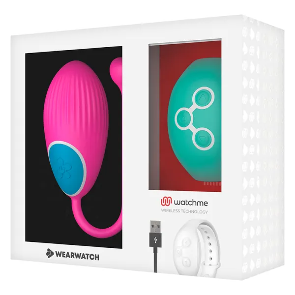 Watchme-Technologie mit Fernbedienung Ei Fuchsia / Meerwasser von Wearwatch | Fesselliebe.de