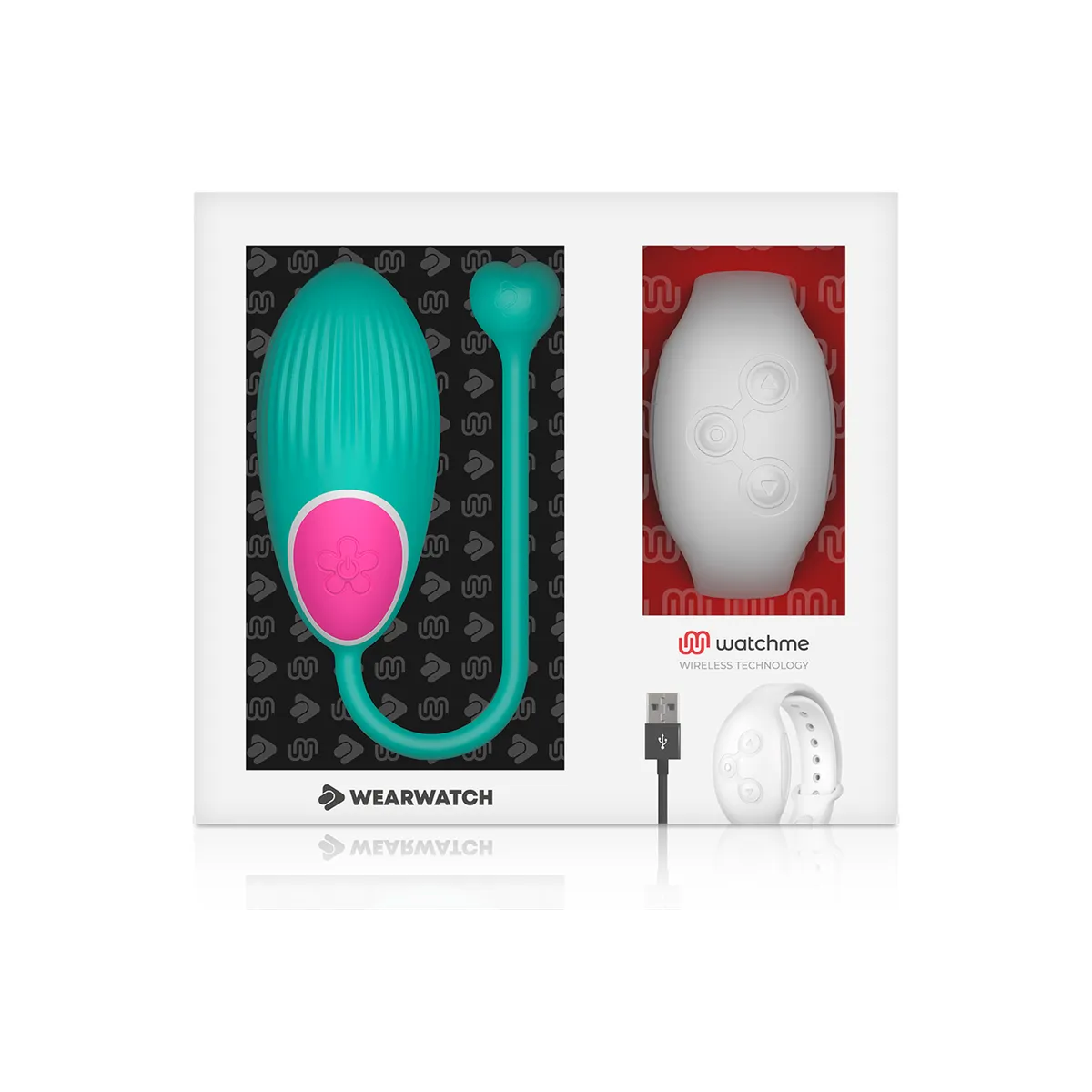 Egg mit Fernbedienung Watchme Technologie Meerwasser / Schnee von Wearwatch | Fesselliebe.de